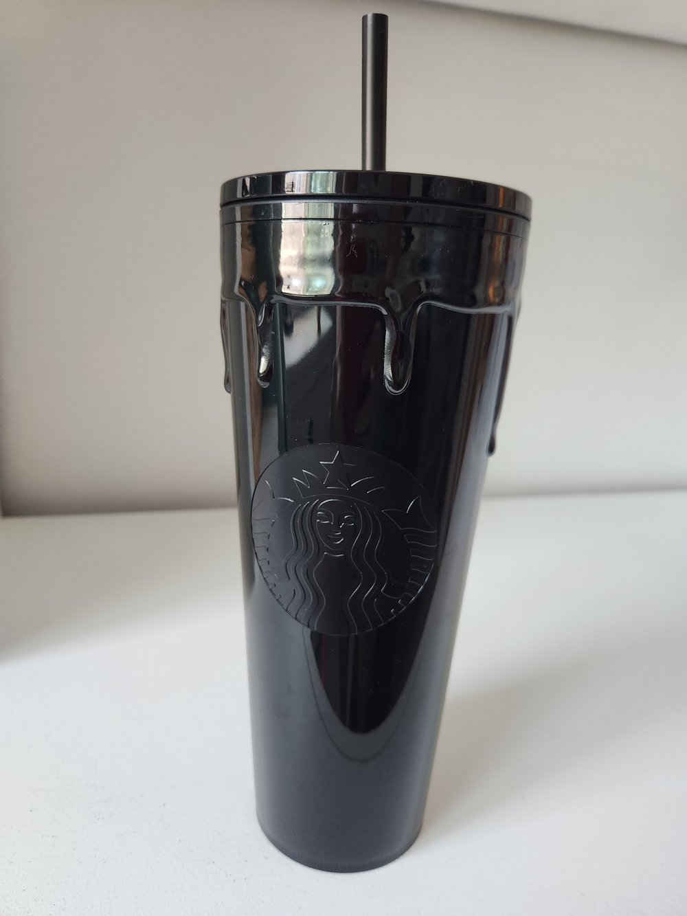 *NEW* Starbucks Black Slime Halloween New Release 2024 24 Oz Cup Glossy Siren